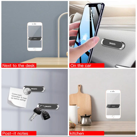 Mini Strip Shape Magnetic Car Phone Holder